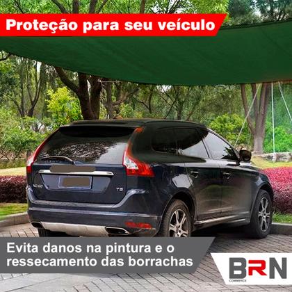 Imagem de Tela Toldo Sombreamento Cores Cobertura 5x3 Metros + Kit De Instalação
