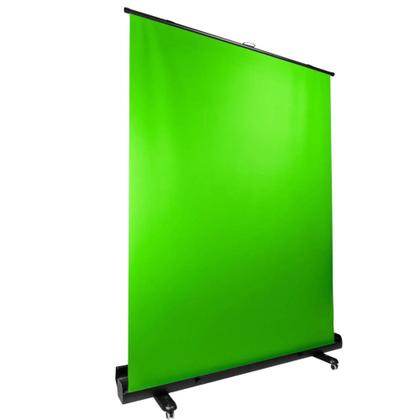 Imagem de Tela Verde Fundo Portátil Grande Chroma Key Streamplify Com Ajuste de Altura de Alta Qualidade Com Rodinhas