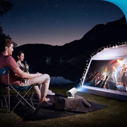 Imagem de Telão 4k Mini Led Hdmi Usb Bluetooth Multimídia Retro Filme