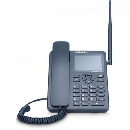 Imagem de Telefone Celular Fixo 4G 2 Chip CA42S Preto AQUÁRIO - AQUARIO