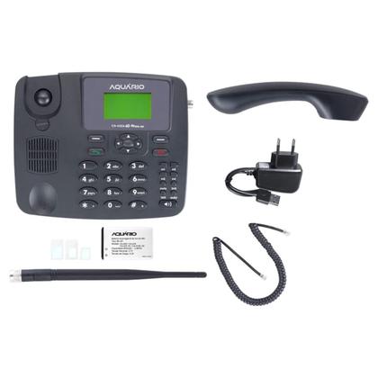 Imagem de Telefone celular fixo de mesa aquario 4g com wifi dual chip