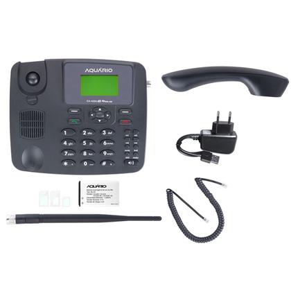 Imagem de Telefone Celular Fixo De Mesa Wi-fi Dual Sim 700, 850, 900, 1800, 1900, 2100, 2600mhz Ca-42sx 4g