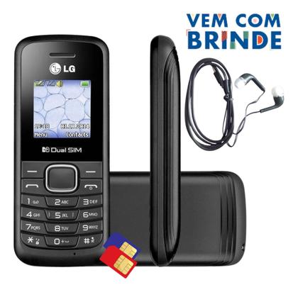 Telefone Celular LG Antigo Simples Para Idosos E Rural, Dual Imagem de Telefone Celular LG Antigo Simples Para Idosos E Rural, Dual