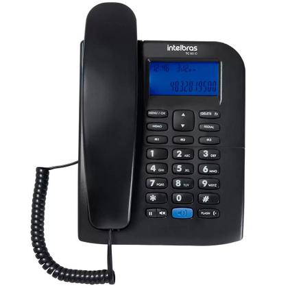 Imagem de Telefone com Fio de Mesa ou Parede Intelbras TC 60 ID com Identificação de Chamadas e Viva-Voz