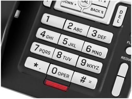 Telefone com Fio Ibratele Capta Top - Identificador de Chamada Imagem de Telefone com Fio Ibratele Capta Top