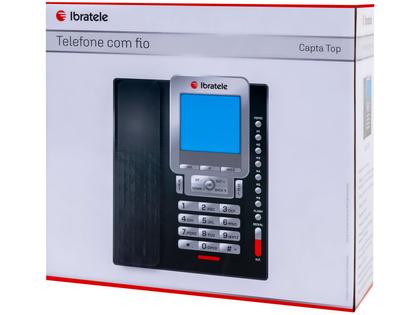 Telefone com Fio Ibratele Capta Top - Identificador de Chamada Imagem de Telefone com Fio Ibratele Capta Top