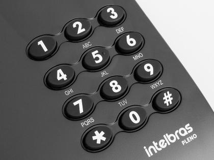 Imagem de Telefone Com Fio Intelbras Pleno - Preto
