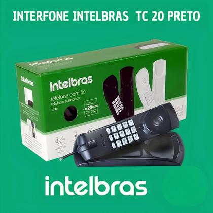 Imagem de Telefone Com Fio TC 20 Intelbras Casa Prédio Apartamento