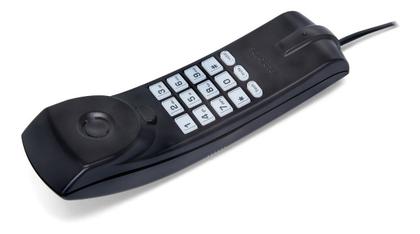 Imagem de Telefone com fio tc 20 preto mesa ou parede intelbras