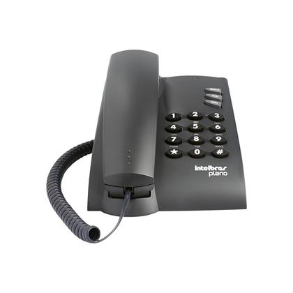 Imagem de Telefone Fixo Intelbras De Mesa Parede Com Fio Pleno Preto