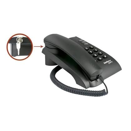 Imagem de Telefone Fixo Intelbras De Mesa Parede Com Fio Pleno Preto