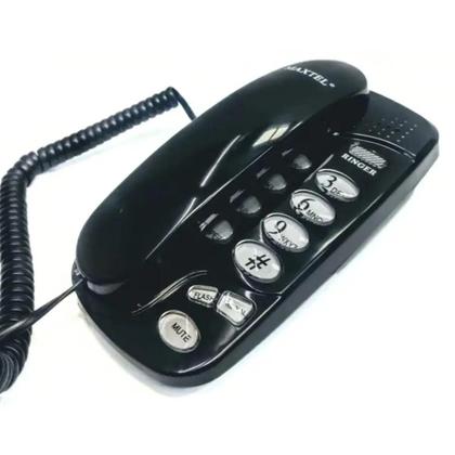 Imagem de Telefone Fixo Maxtel Mt606 De Mesa Números Grandes Com Fio