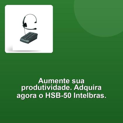 Imagem de Telefone Headset Intelbras HSB-50 Pct /1