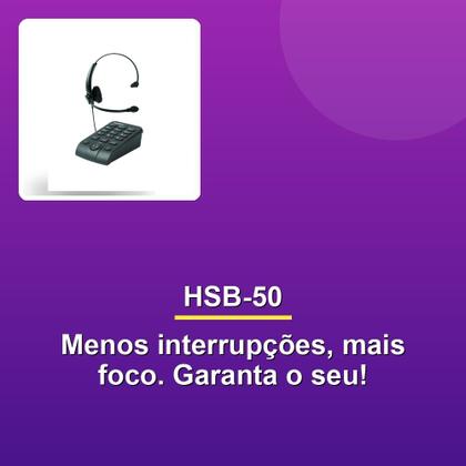 Imagem de Telefone Headset Intelbras HSB-50 Pct /1