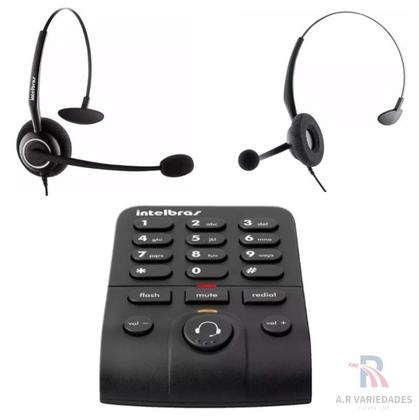Imagem de Telefone Headset Telemarketing atende novo