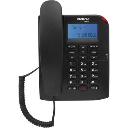 Imagem de Telefone Intelbras com Fio TC60ID Preto