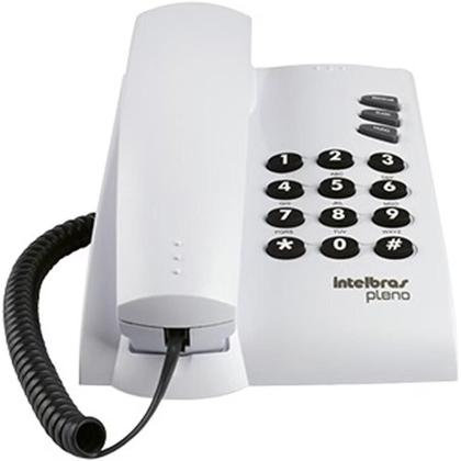 Imagem de Telefone Intelbras Pleno com fio, Branco
