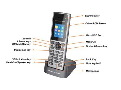 Imagem de Telefone IP Grandstream s/ Fio DECT 10 + Estação de Base