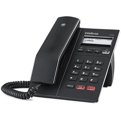 Imagem de Telefone IP Intelbras Com Fio TIP 125i, Bivolt, Preto - 4201250