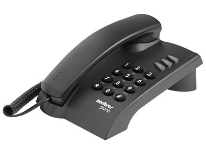 Imagem de Telefone pleno preto c/ chave funcoes flash redial mute opcao de chave e bloqueio 4080057