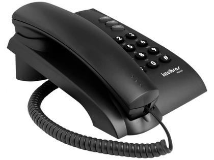 Imagem de Telefone pleno preto c/ chave funcoes flash redial mute opcao de chave e bloqueio 4080057