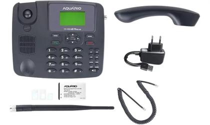 Imagem de Telefone Rural Celular Fixo Mesa Wifi Dual Sim 4g Ca42sx4g Aquário
