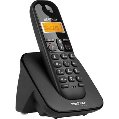 Imagem de Telefone S/fio Ts3110 Com Id Preto Intelbras