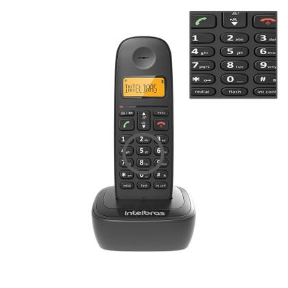 Imagem de Telefone Sem Fio C/ Identificador De Chamadas Ts2510 Id Preto 4122510