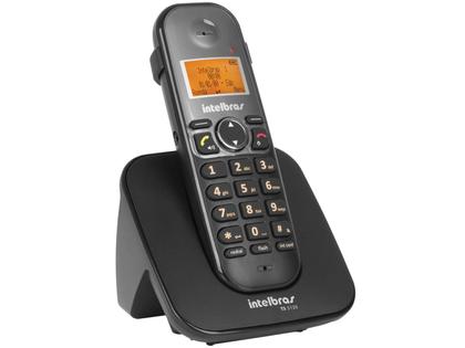 Imagem de Telefone sem fio com display luminoso preto TS5120, Modelo 4125120  INTELBRAS