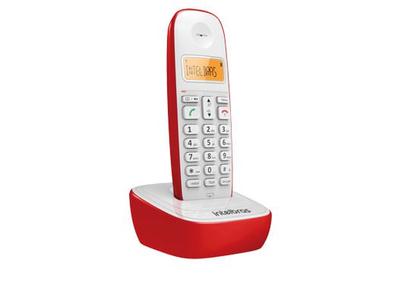 Imagem de Telefone sem Fio com Identificador e Display Luminoso TS 7510 Vermelho Intelbras