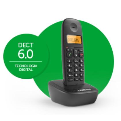 Imagem de Telefone Sem Fio Digital Ramal Ts2511 Preto Intelbras