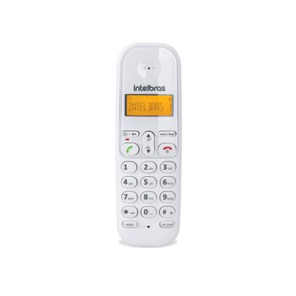 Imagem de Telefone sem Fio Digital TS 3110 Branco com Vermelho Intelbras