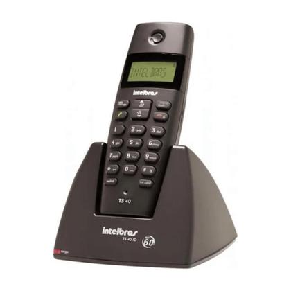 Imagem de Telefone Sem Fio Id Ts 40 Pr - Intelbras