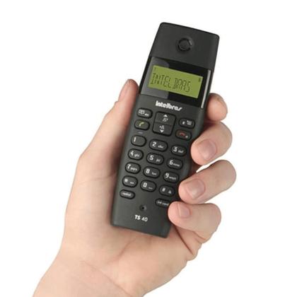 Imagem de Telefone Sem Fio Id Ts 40 Pr - Intelbras