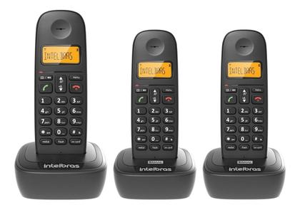 Imagem de Telefone Sem Fio Intelbras Com 5 Ramais E Bina Identificador
