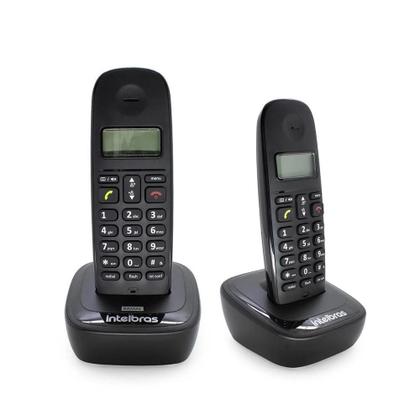Imagem de Telefone sem Fio Intelbras Ts 2512 Digital com Ramal Adicional - Preto