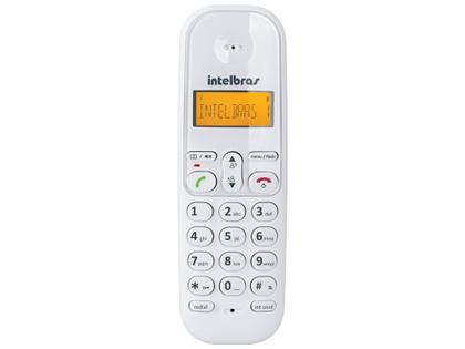 Imagem de Telefone Sem Fio Intelbras TS 3110 - Identificador de Chamada Conferência Branco