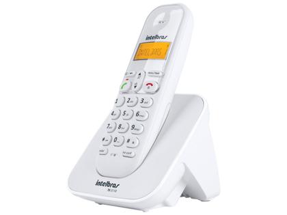 Imagem de Telefone Sem Fio Intelbras TS 3110 - Identificador de Chamada Conferência Branco