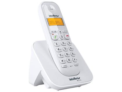 Imagem de Telefone Sem Fio Intelbras TS 3110 - Identificador de Chamada Conferência Branco
