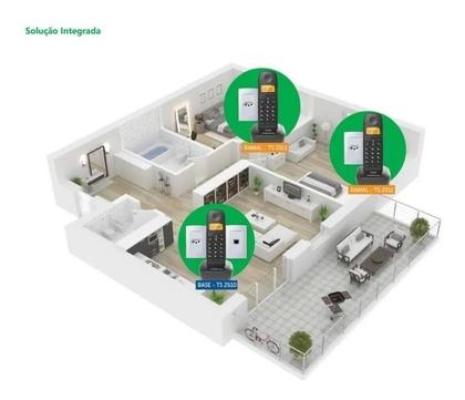 Imagem de Telefone Sem Fio Intelbras Ts2510 Com Identificador Chamadas Preto