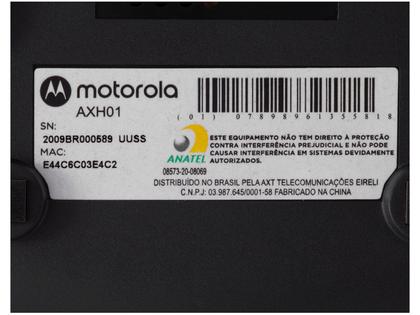 Imagem de Telefone sem Fio Motorola AXH01 Identificador de Chamada Secretária Eletrônica Wi-Fi