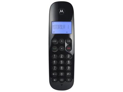 Imagem de Telefone sem Fio Motorola com Identificador de Chamadas Preto - MOTO700