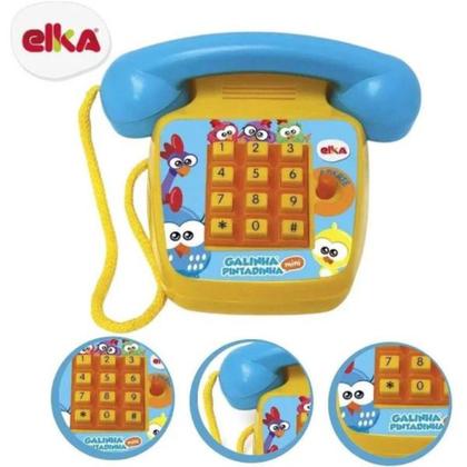 Imagem de Telefone Sonoro Galinha Pintadinha Música 1087 - Elka