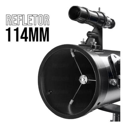 Imagem de Telescópio 114mm Refletor Astronomico E Terrestre Greika 900 F900114A