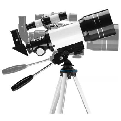 Imagem de Telescopio Astronomico Com Tripé Ajustável E Suporte Celular Abertura 70mm F30070
