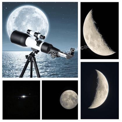 Imagem de Telescópio Astronômico Profissional Regulável Refrator 90x Com Tripé F36060