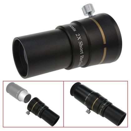 Imagem de Telescópio Barlow Lens 2X Astromania de 1,25 polegadas com 3 elementos