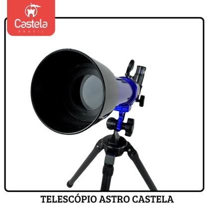 Imagem de Telescópio Infantil Astro com Lentes 20x 30x 40x Brinquedo Educativo Castela