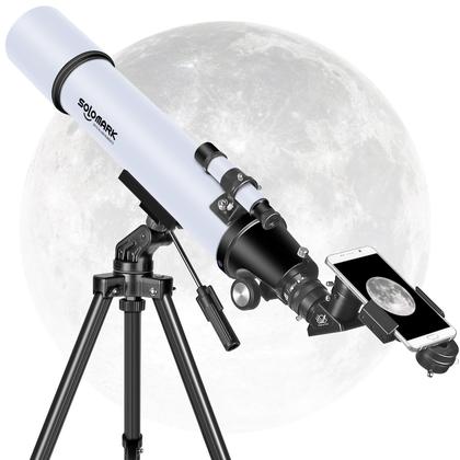 Imagem de Telescópio SOLOMARK 80900 Refrator profissional com abertura de 80 mm