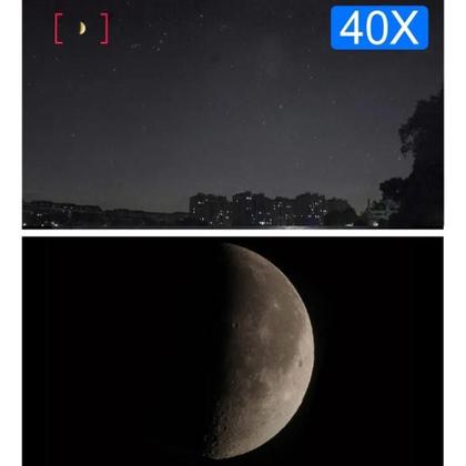 Imagem de Telescospio astronomico portatil alcance 40x hobby infantil luneta para estudos com tripe